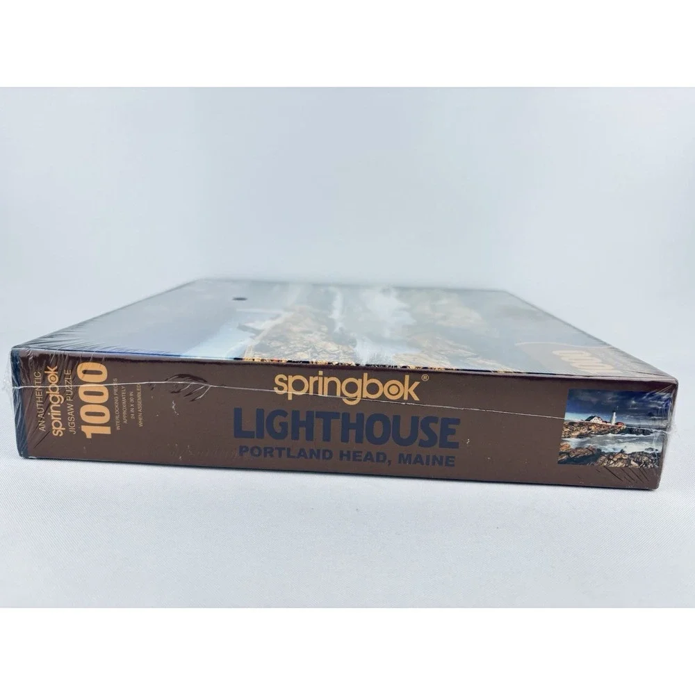 Springbok‎ Jigsaw Puzzle 1000 Pieces Lighthouse Portland Head, Maine - Sealed